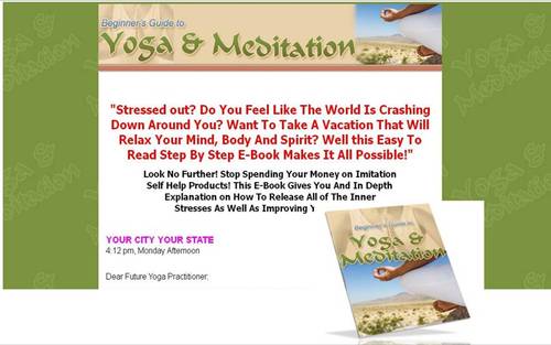 Product picture HOT - PLR Yoga & Meditation Website with Product