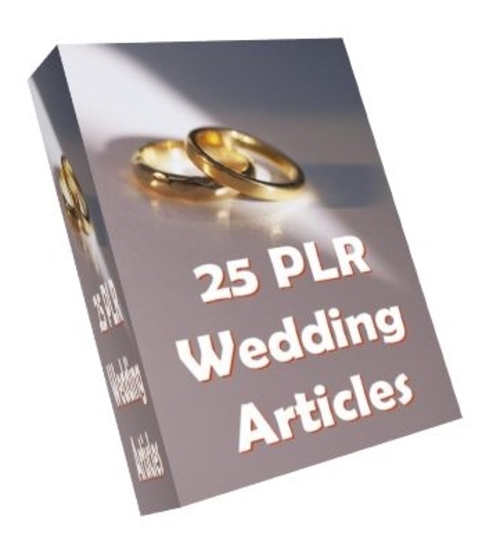 Product picture 25 PLR High Quality Wedding Articles for your eBooks, Blogs,